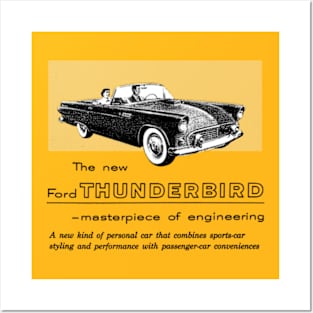 FORD THUNDERBIRD - MASTERPIECE OF ENGINEERING Posters and Art